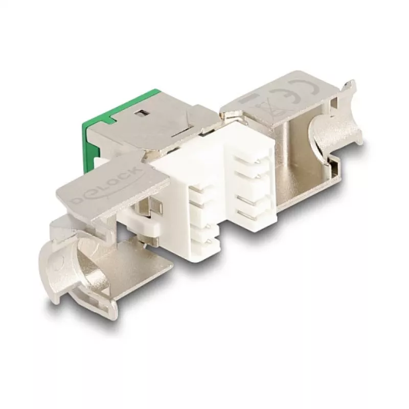 Modulo Keystone DeLOCK 88116 piatto verde RJ-45 10 pezzi