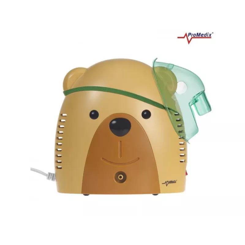 Promedix inalatore per bambini, orsetto, set nebulizzatore, maschere, filtri, PR-811
