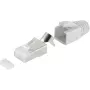 Connettore per cavo RJ-45 S/CONN 72067-10GR grigio bianco