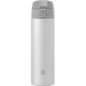 Thermos ZWILLING THERMO, tazza da viaggio, doppio isolamento, chiusura di sicurezza, 450 ml, altezza: 22,8 cm, bianco