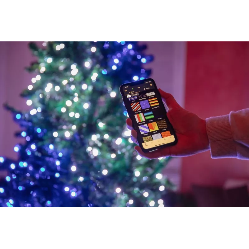 TWINKLY Strings 600 (TWS600STP-BEU) luci intelligenti per albero di Natale 600 LED RGB 48 m