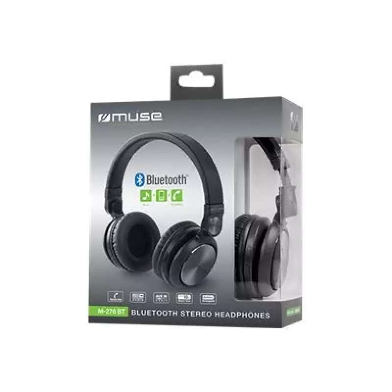 Muse M-276BT cuffie/headset con filo e senza fili cuffie ad archetto telefonate/musica Bluetooth nero
