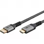 Goobay 65271 adattatore cavo video 5 m DisplayPort HDMI grigio (65271)