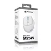Sharkoon OfficePal M25W mouse da ufficio wireless, per destrorsi, 4000 DPI