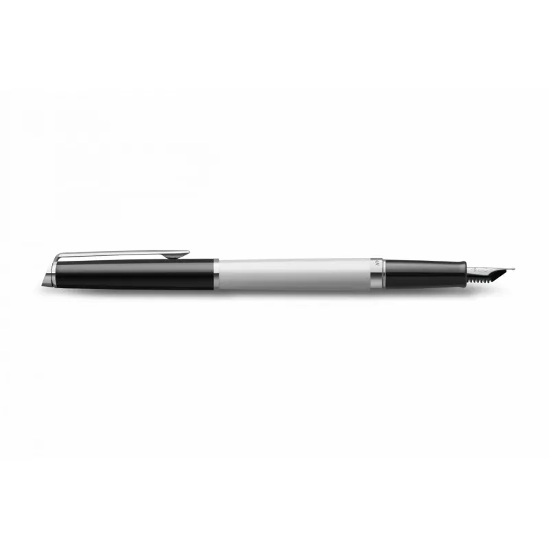 Penna stilografica Waterman Hémisphère Colour Blocking nero bianco laccato