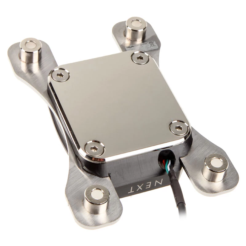 Waterblock Aqua-Computer 21714 — acetale/nichel, 111×75×22 mm, componente per raffreddamento a liquido