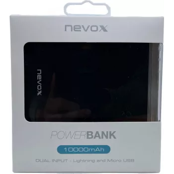 POWERBANK 10.000 mAh dual nero (1482)