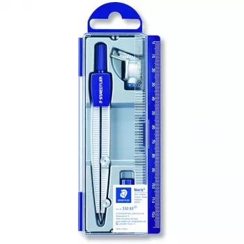 Compasso Staedtler 550 60 blu argento