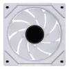 Ventola per case computer Lian Li Uni Fan 12RSLIN3W 120 mm bianca, 12 V, 0,2–2100 U/min, 2,66 mmH2O, FDB