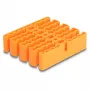 Fermacavi DeLOCK 66255 arancione 24 passaggi cavi