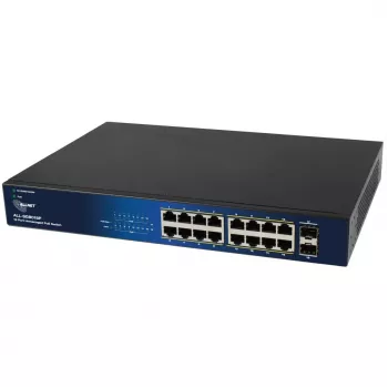 Switch PoE Gigabit ALLNET 18 porte ALL-SG8018P — 16 porte PoE + 2 uplink, Gigabit Ethernet