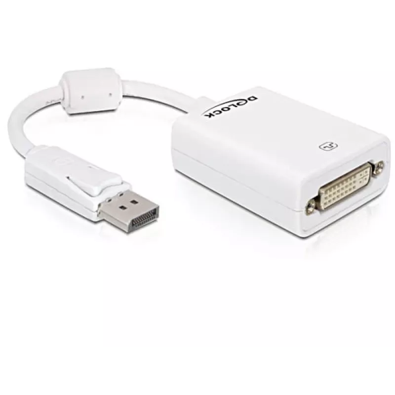 Adattatore cavo video DeLOCK 61765 DisplayPort a DVI-I 0,125 m