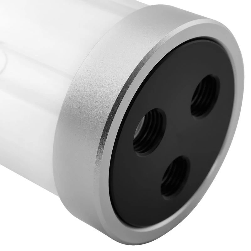 Vaschetta Singularity Protium 250 mm acetal – serbatoio refrigerante inline per circuiti di raffreddamento a liquido personalizzati