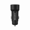 CANYON Caricabatterie auto OnDrive 24 24W 2xUSB-A nero
