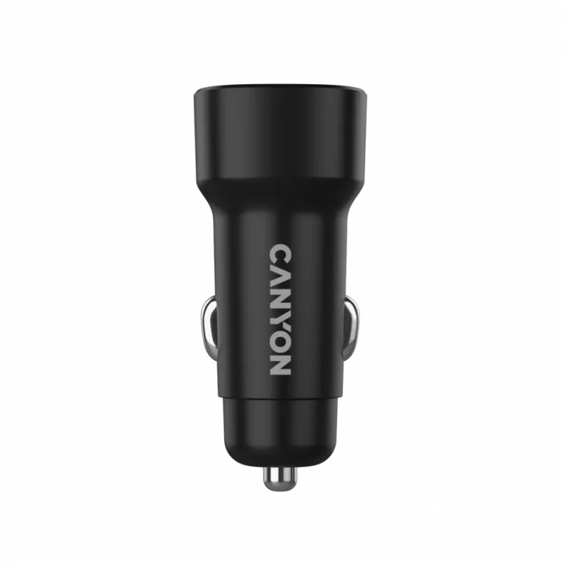 CANYON Caricabatterie auto OnDrive 24 24W 2xUSB-A nero