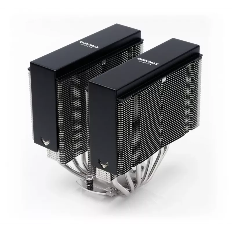 Kit di montaggio Noctua NA-HC4 chromax.Nero — accessorio in alluminio per dissipatore CPU, nero