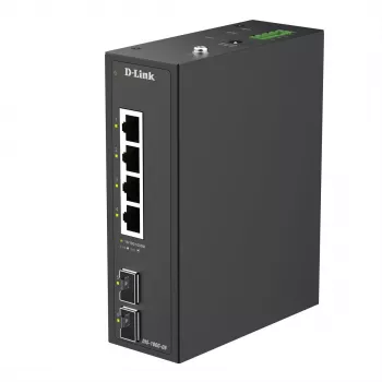 D-Link switch industriale unmanaged 6 porte Gigabit con 2 porte SFP