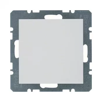 Placca a parete / copriinterruttore berker 10098989, metallo, bianco, confezione da 20