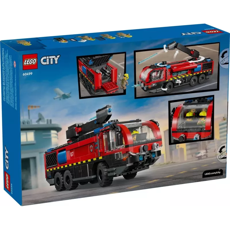 LEGO CITY 60499 Camion dei pompieri dell'aeroporto