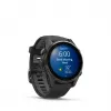 Garmin fenix 8 AMOLED Sapphire 43 mm orologio intelligente GPS, schermo tattile 3,3 cm (1,3") 416 x 416, Wi-Fi, titanio Carbon Grey DLC, cinturino in silicone Black/Pebble Grey, nero