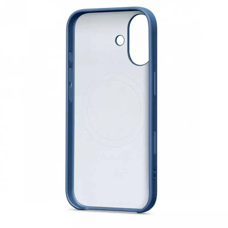 Custodia con kickstand per iPhone 17 di Apple Beats — MagSafe, controllo fotocamera, policarbonato/microfibra, blu, compatibile con 6,3