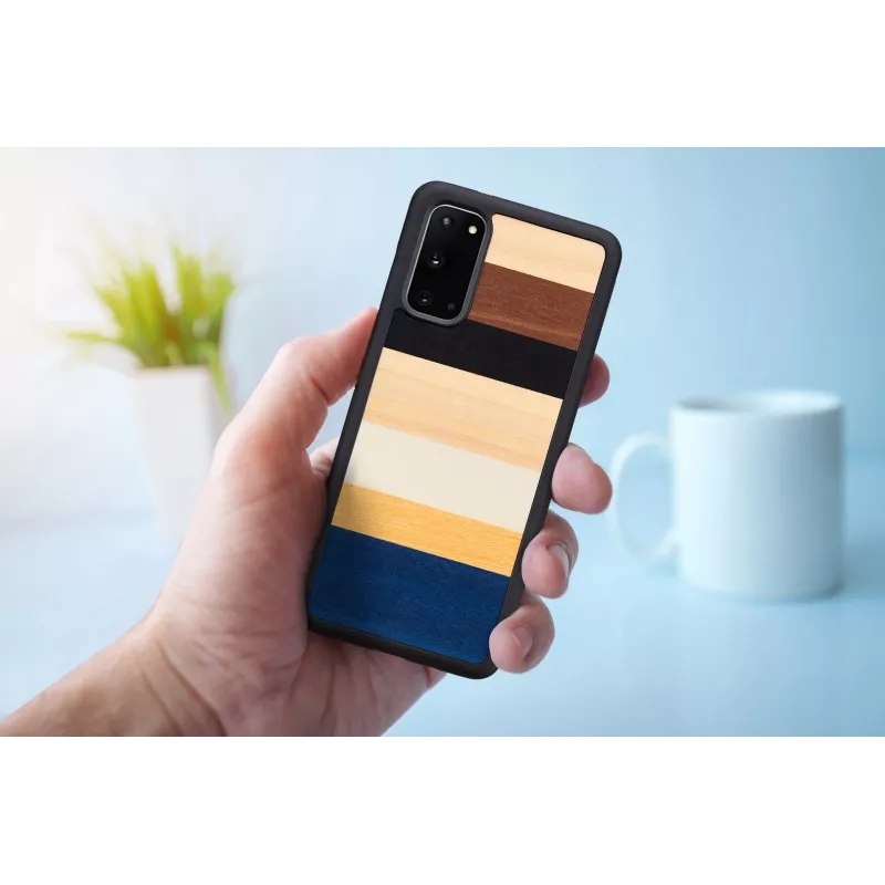 Custodia per cellulare man and wood Galaxy S20 nero – cover protettiva per Samsung Galaxy S20