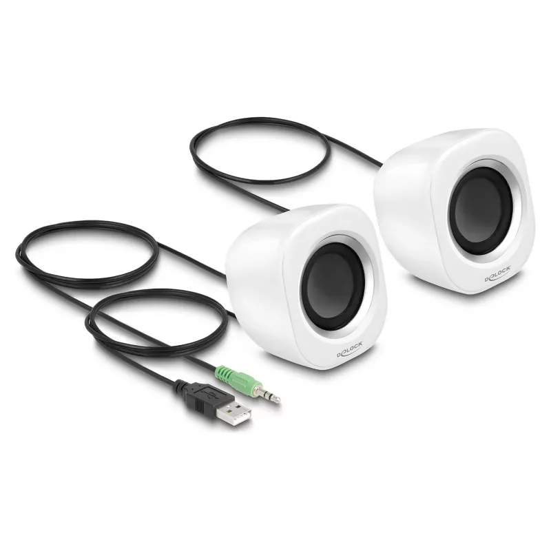 Altoparlante DELOCK Mini Stereo 27008, 2W