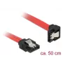 Cavo SATA DeLOCK 83979 0,5 m SATA 7 pin nero rosso