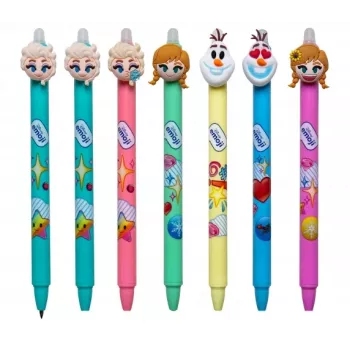 Penna cancellabile estraibile Colorino Disney Emoji Frozen