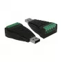 DeLOCK 87738 convertitore USB Type-A a RS-422/485 seriale