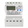 Contatore di energia trifase QOLTEC 50883 Wi‑Fi 400V con display LCD