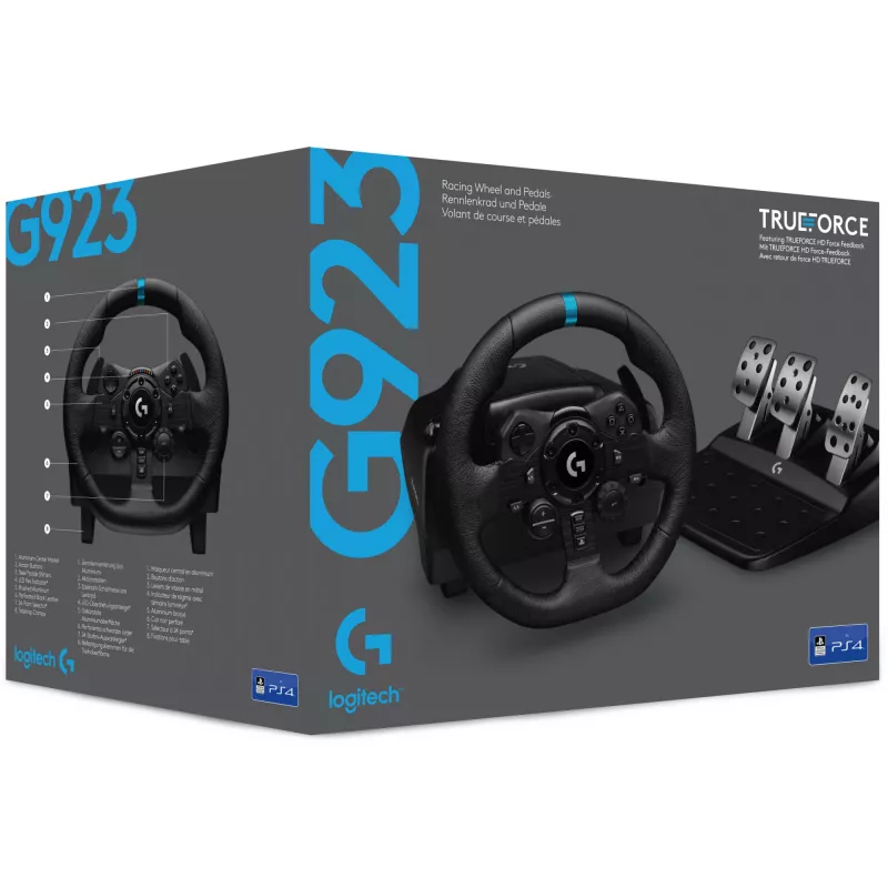 Logitech G G923 SE nero USB 2.0 volante + pedali + joystick PC, PlayStation 4, PlayStation 5 (991-000531)