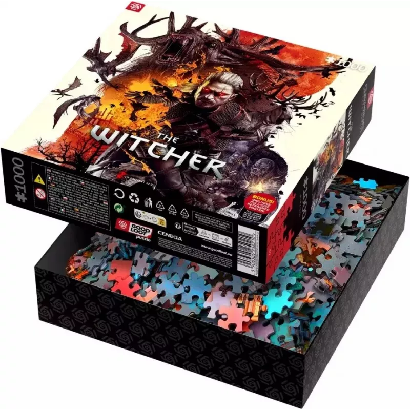 Good Loot Gaming Puzzle: The Witcher Monsters, 1000 pezzi
