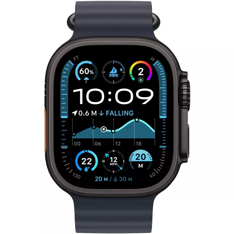 Cinturino Navy Ocean 49 mm – Finitura Titanio Nero