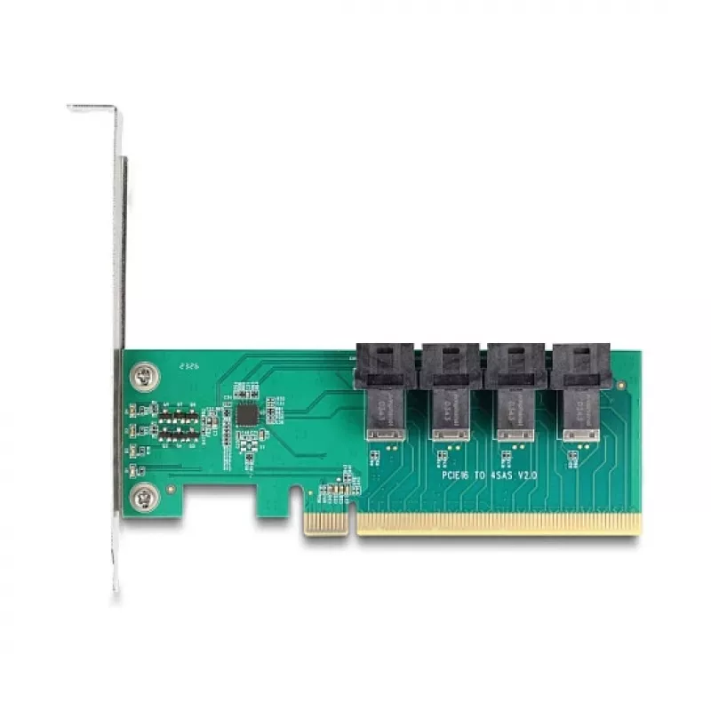 Scheda di bifurcazione DELOCK PCIe x16 a 4× interne SFF-8643 NVMe, Low-Profile