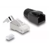 DeLOCK 66903 connettore per cavo RJ-45 nero metallizzato connettore maschio 25 pz.