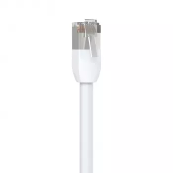 Cavo patch Ethernet UBIQUITI UACC-CABLE-PATCH-OUTDOOR-1M-W Cat5e RJ-45 su RJ-45, 1 m, bianco, S/UTP, guaina TPE