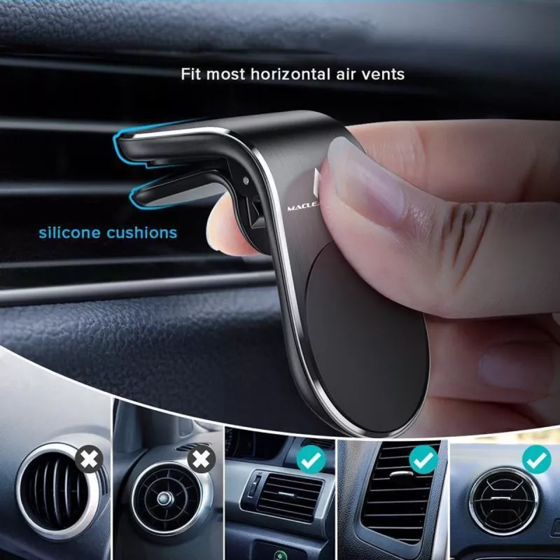 Supporto magnetico per telefono da auto Maclean MC-326 per griglia di ventilazione