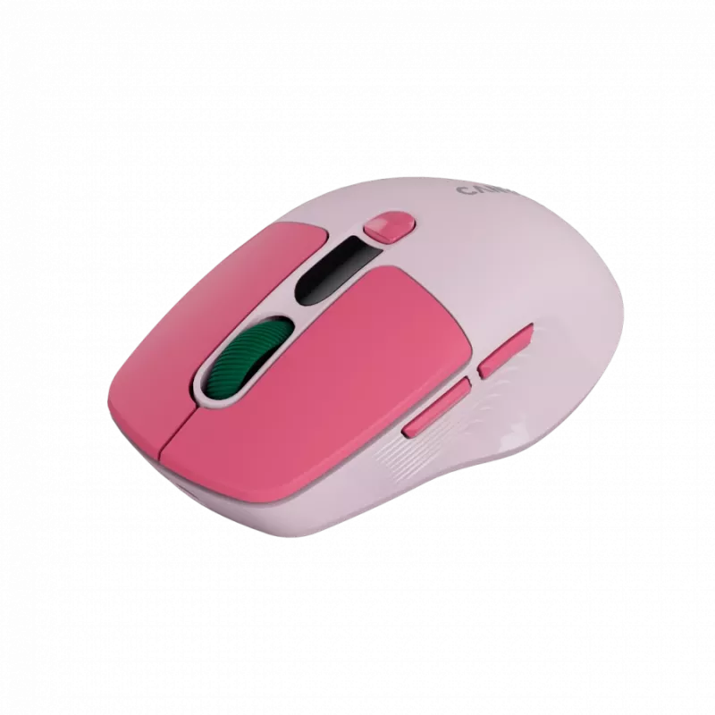 Canyon MW-26 - mouse ottico wireless 2in1 Bluetooth / 2,4 GHz - silenzioso - rosa