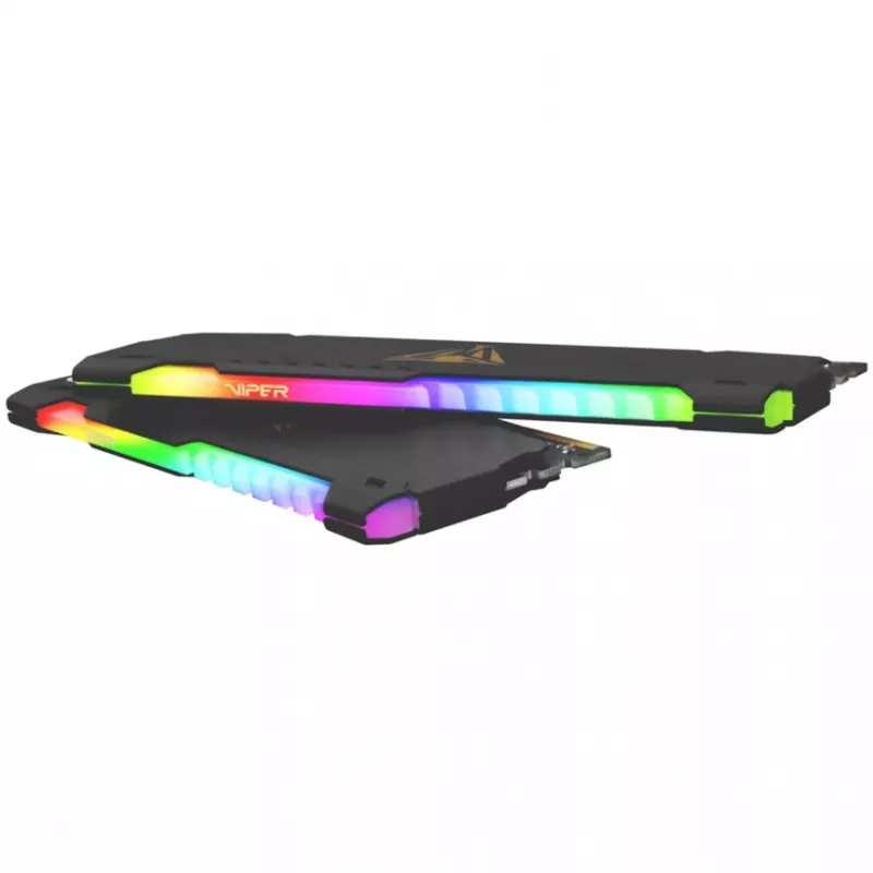 32 GB Patriot DIMM 3600 (2x 16 GB) Dual-Kit (nero, PVSR432G360C8K, Viper Steel RGB, INTEL XMP)