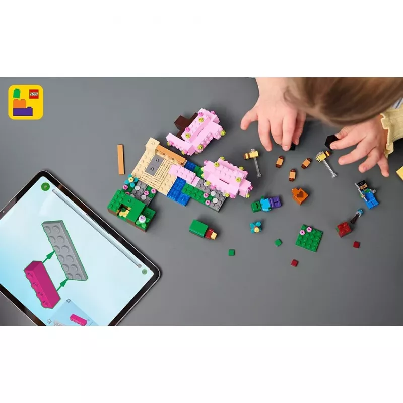 Lego 21260 Minecraft Giardino dei ciliegi in fiore set di gioco