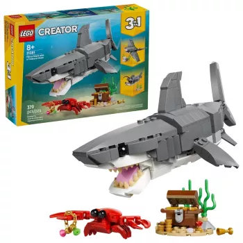 LEGO CREATOR 3 IN 1 31381 Squalo spaventoso con forziere