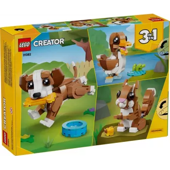 LEGO CREATOR 3 IN 1 31382 Animali carini: cucciolo giocherellone