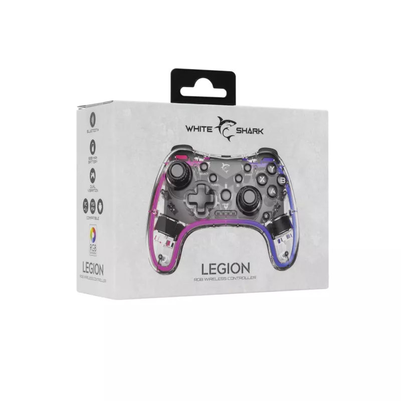 Gamepad wireless White Shark GPW-8039 – controller wireless ergonomico, design compatto