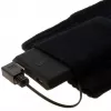Calze sportive Glovii GQ2M con elemento riscaldante integrato, taglia M, nero, traspiranti, misto cotone-elastan