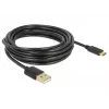 Cavo USB DeLOCK 83669 USB 2.0 4 m USB A USB C nero