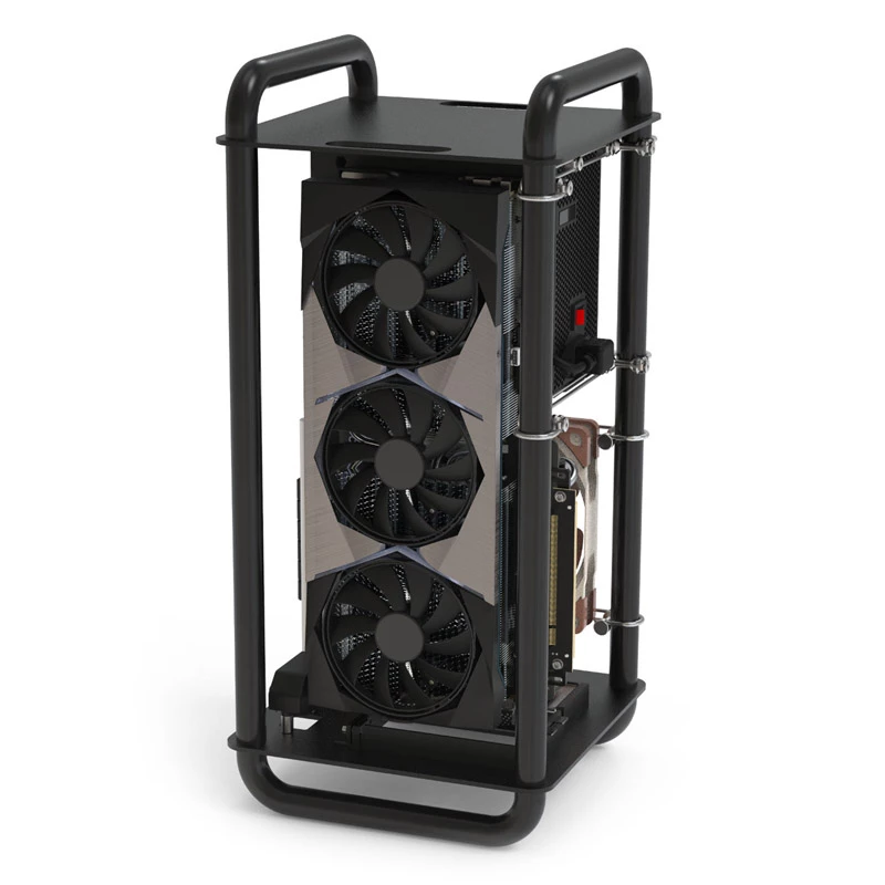 Case Mini-ITX Streacom DA6 - nero (ST-DA6B)