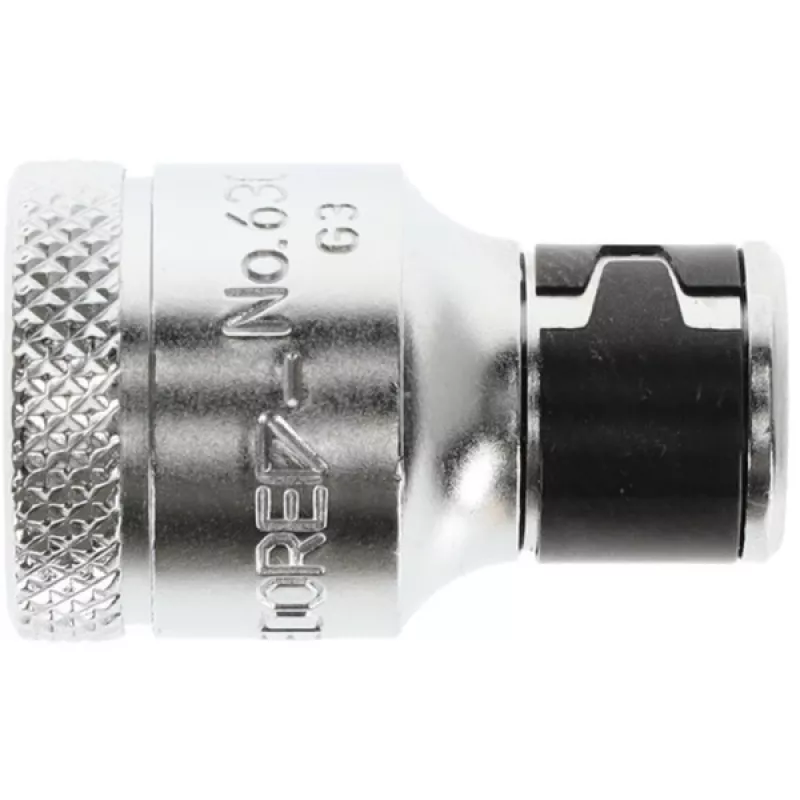 Gedore 1973312 adattatore per inserti, quadro 3/8″ a esagono 1/4″, cromato