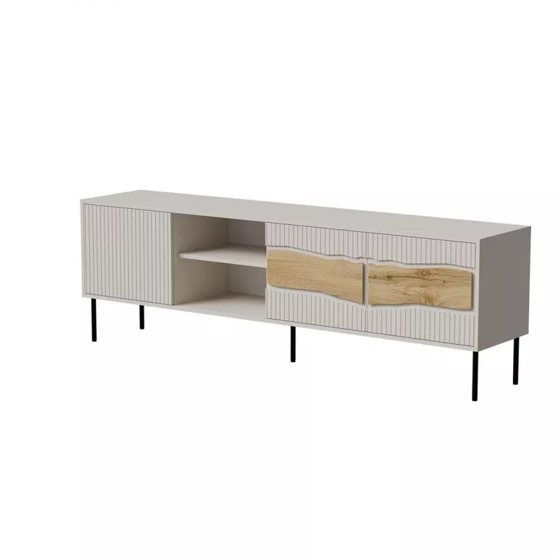 Mobile TV cama meble INSERTO 3D1W 190x40x62 cm finitura cashmere con LED