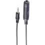 ShiverPeaks BASIC-S BS30701 cavo audio, spina jack 3,5 mm su presa jack 6,3 mm, stereo, 0,2 m